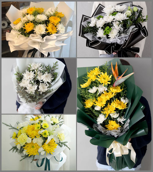 江苏南京-区冶山镇石柱林村白事花束代送